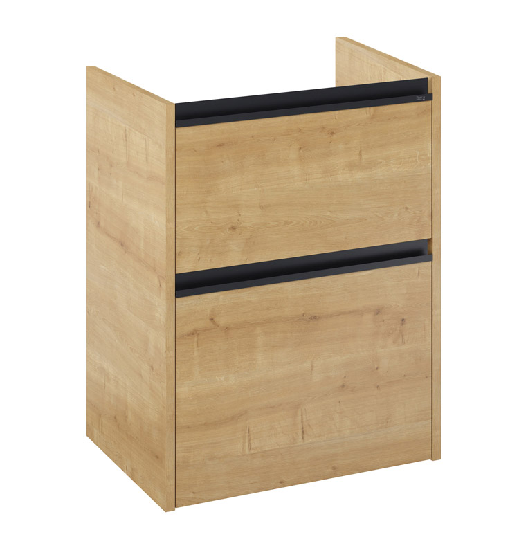 Roca Gap Pro Szafka łazienkowa 60 cm z 2 szufladami jasny dąb (A857896464)